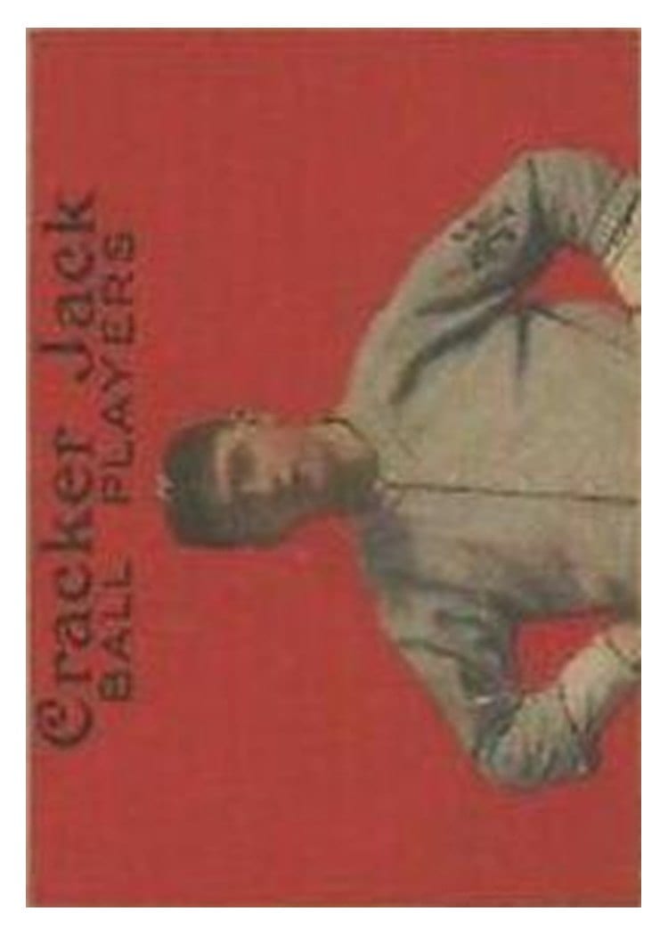 1914 Cracker Jack Rube Marquard #43 card