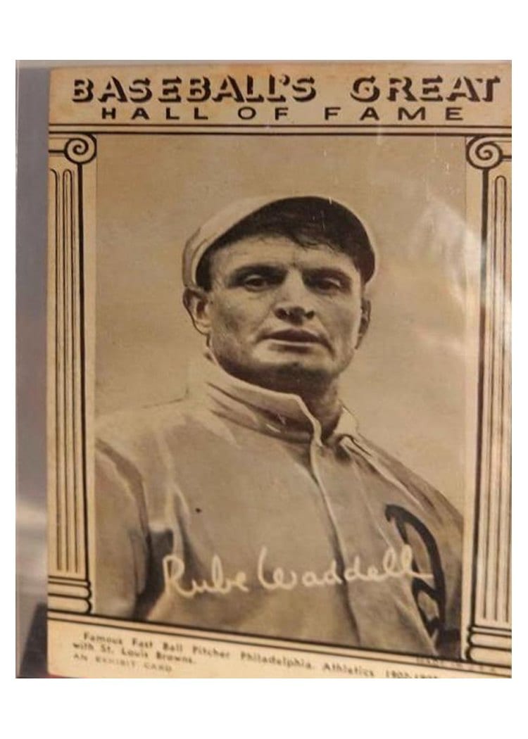 1948 Baseball's Great Hall of Fame Exhibits Rube Waddell #29 card