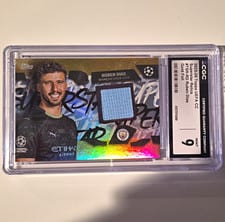 2025-26 Topps UEFA Club Competitions Topps Superstar Relics Rúben Dias #TSR-RD card
