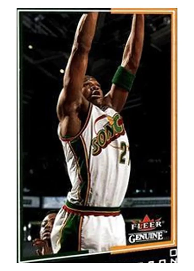 2001 Fleer Genuine Ruben Patternson #107 card