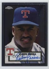2021 Topps Chrome Platinum Anniversary Autographs Ruben Sierra #PA-RSI card