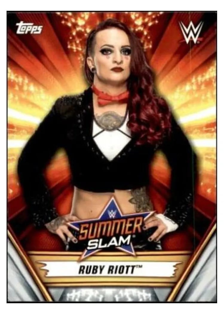2019 Topps WWE SummerSlam Ruby Riott #25 card