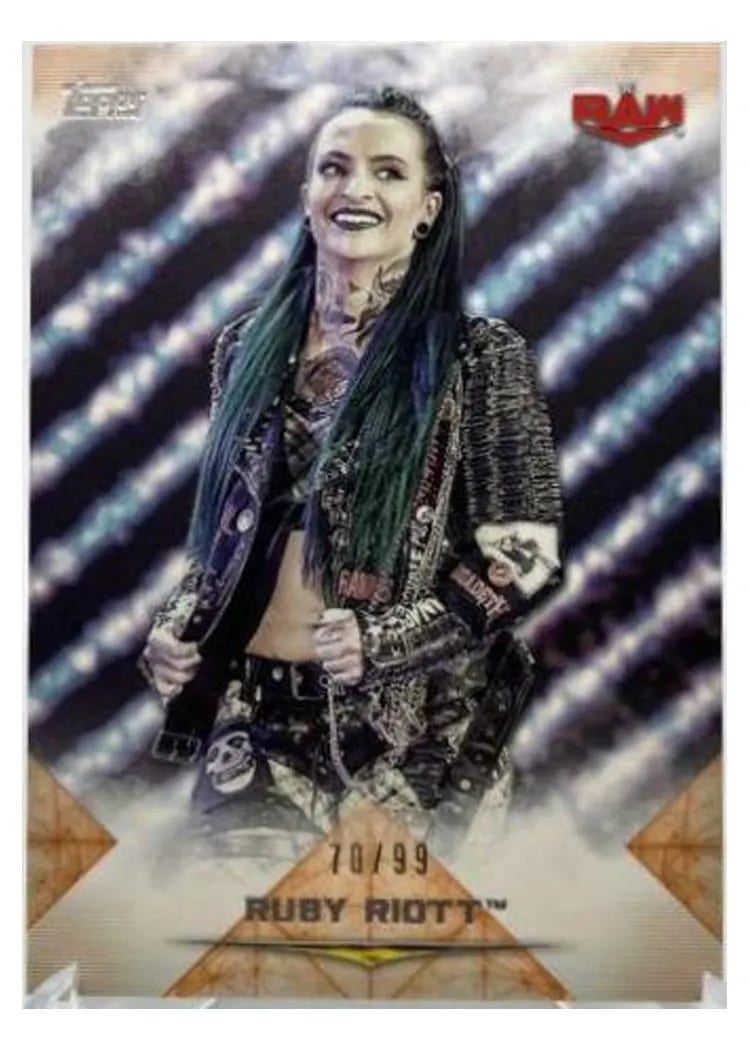2020 Topps WWE Undisputed Ruby Riott Orange #20 card