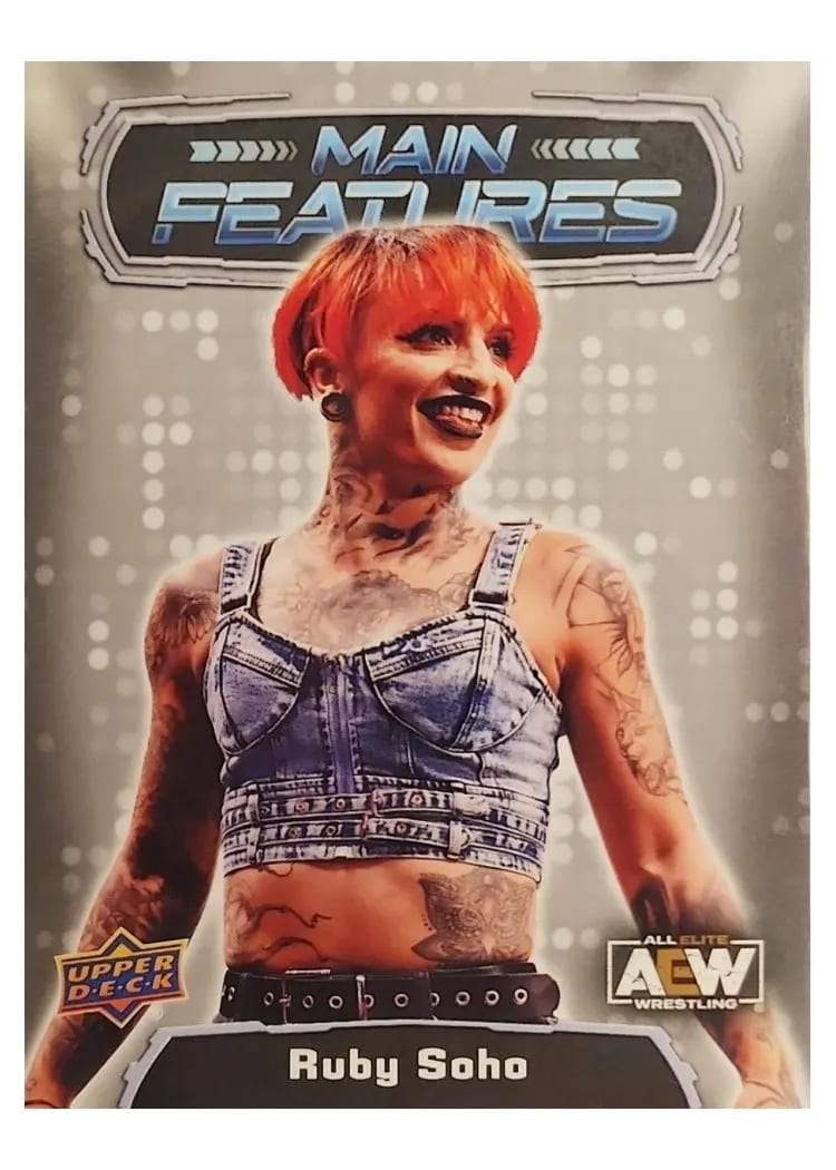 2022 Upper Deck AEW Main Features Ruby Soho #MF-15 card