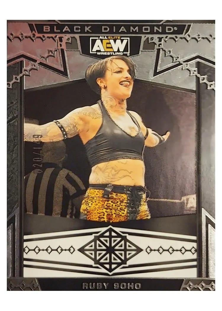 2024 Upper Deck Black Diamond AEW Ruby Soho #8 card