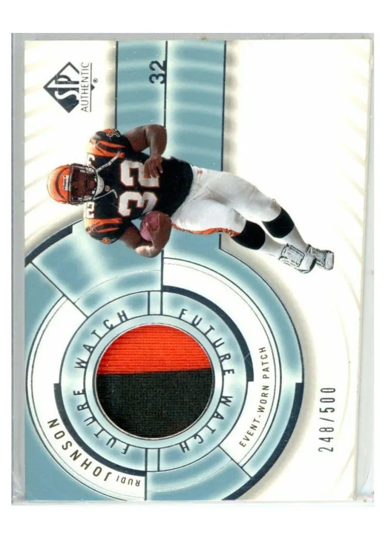2001 SP Authentic Rudi Johnson #111 card