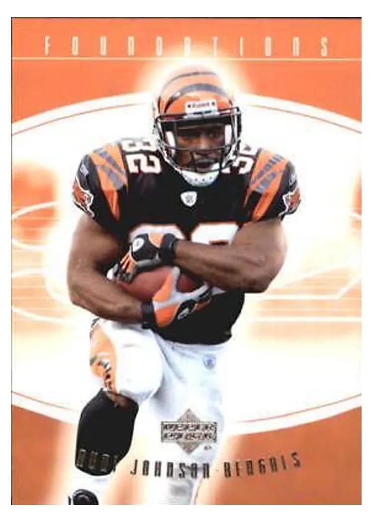 2004 Upper Deck Foundations Rudi Johnson #19 card