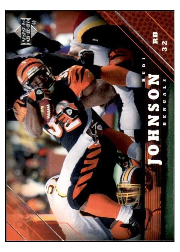 2005 Upper Deck Rudi Johnson #41 card