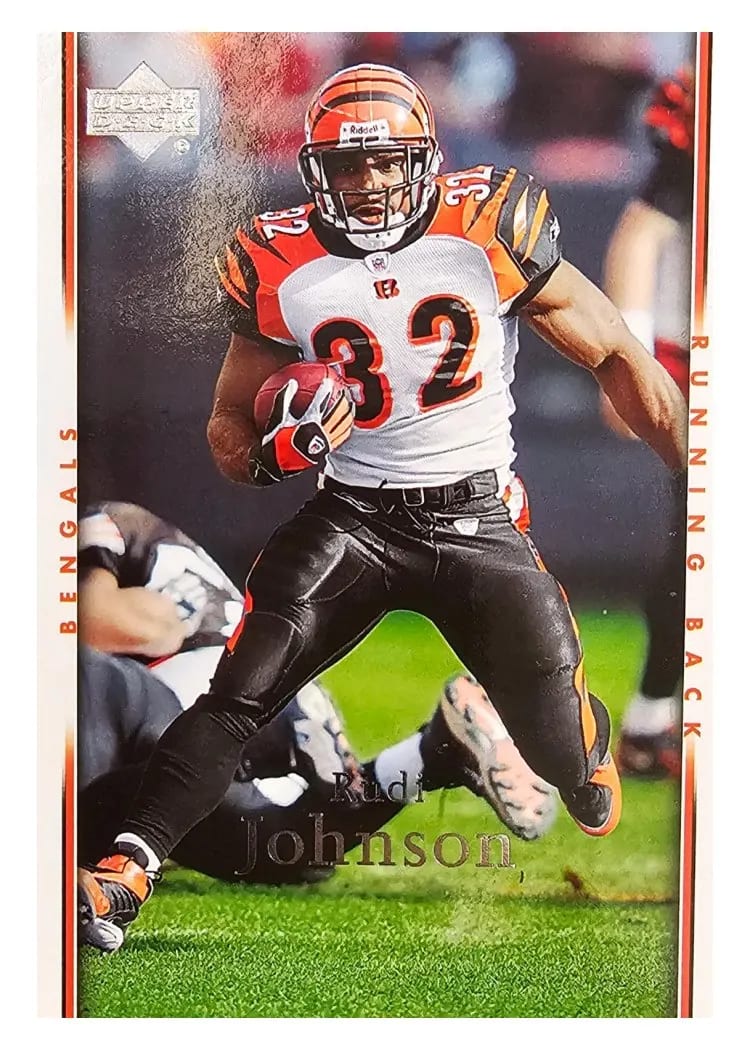 2007 Upper Deck Rudi Johnson #38 card