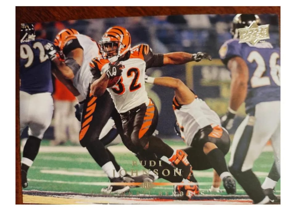 2008 Upper Deck Rudi Johnson #36 card