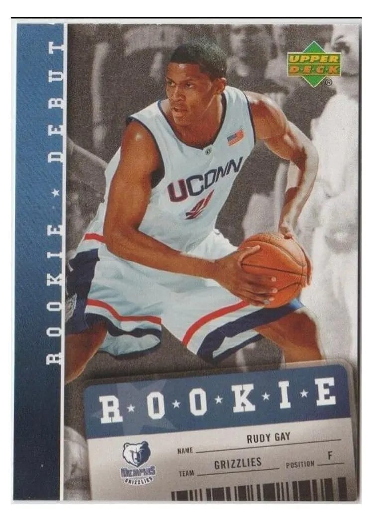 2006 Upper Deck Rookie Debut Rudy Gay #104 card