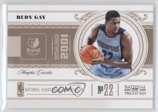 2010 Panini National Treasures Rudy Gay #48 card