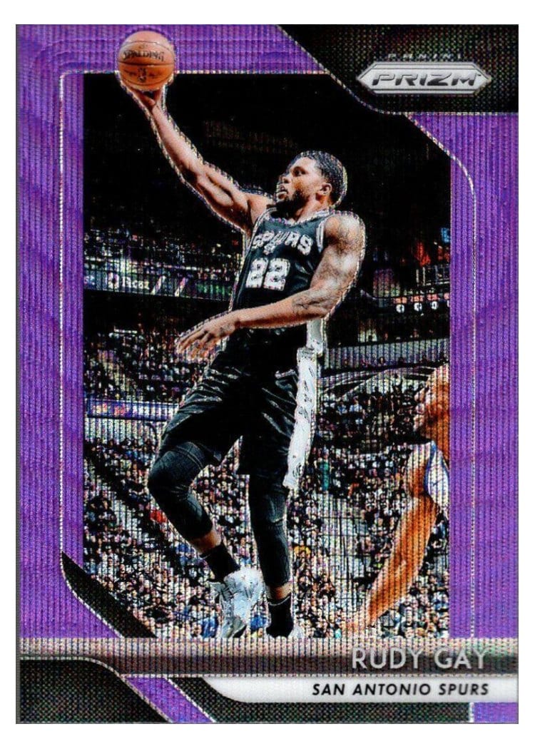 2018-19 Panini Prizm Base Set Rudy Gay #3 card