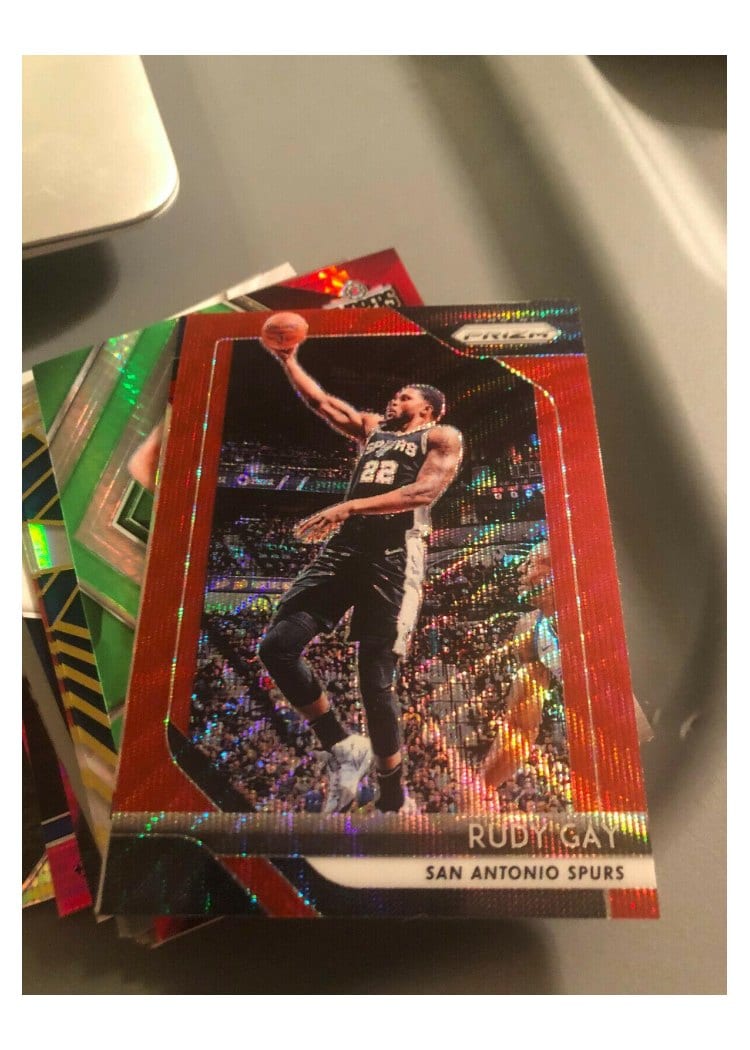 2018-19 Panini Prizm Base Set Rudy Gay #3 card