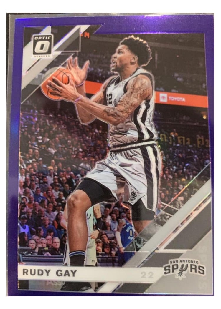2019-20 Donruss Optic Base Set Rudy Gay Purple #137 card