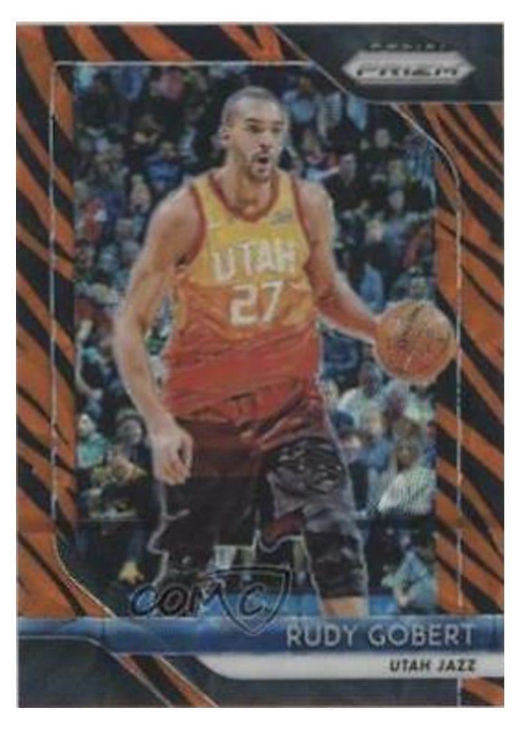 2018-19 Panini Prizm Base Set Rudy Gobert #193 card