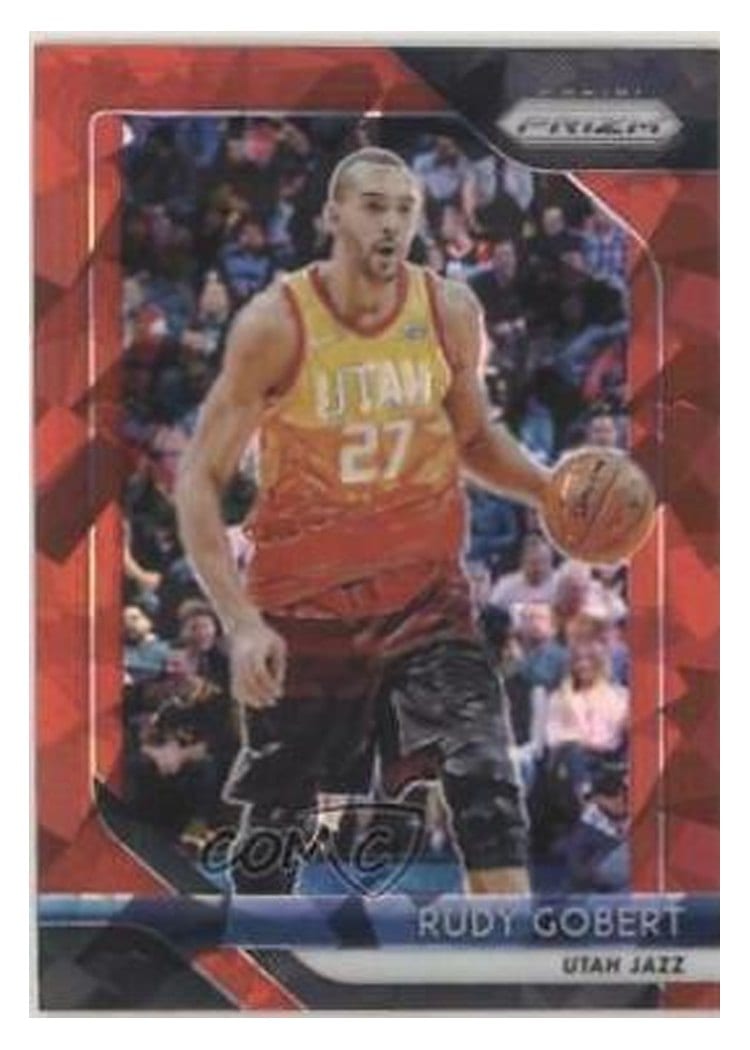 2018-19 Panini Prizm Base Set Rudy Gobert #193 card
