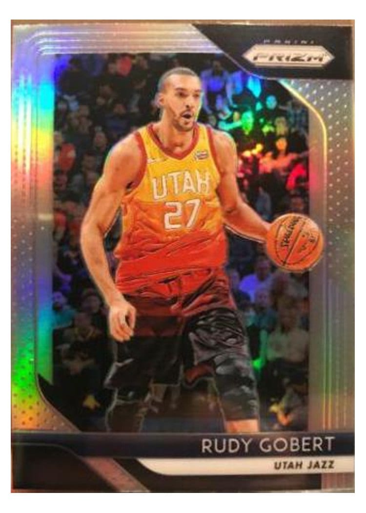 2018-19 Panini Prizm Base Set Rudy Gobert #193 card