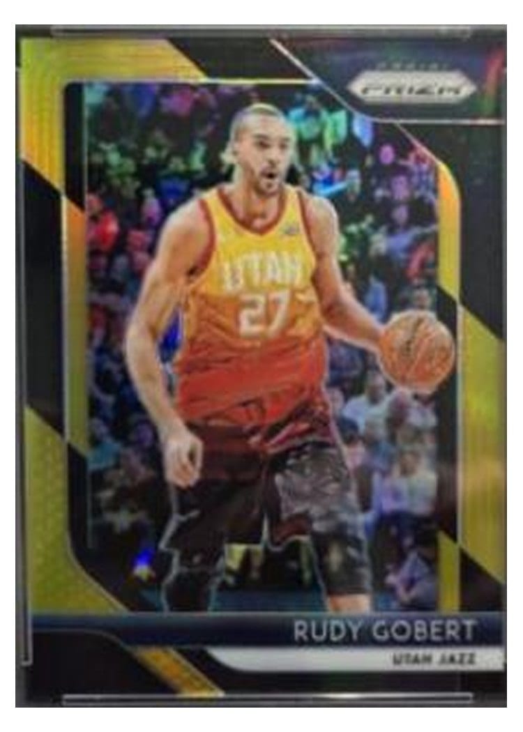 2018-19 Panini Prizm Base Set Rudy Gobert #193 card