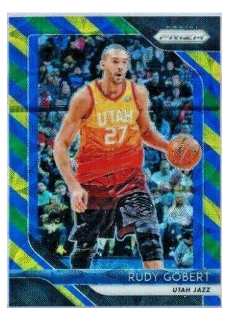 2018-19 Panini Prizm Base Set Rudy Gobert #193 card
