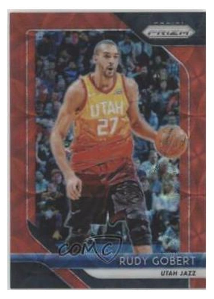 2018-19 Panini Prizm Base Set Rudy Gobert #193 card