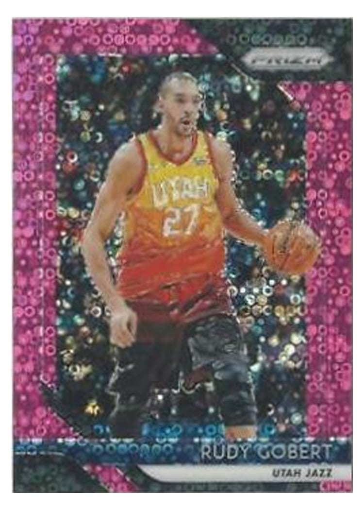 2018-19 Panini Prizm Base Set Rudy Gobert #193 card