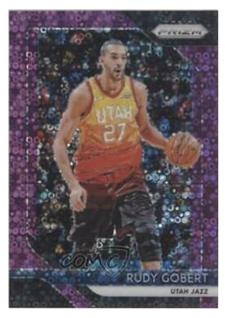 2018-19 Panini Prizm Base Set Rudy Gobert #193 card