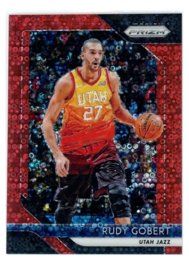 2018-19 Panini Prizm Base Set Rudy Gobert #193 card