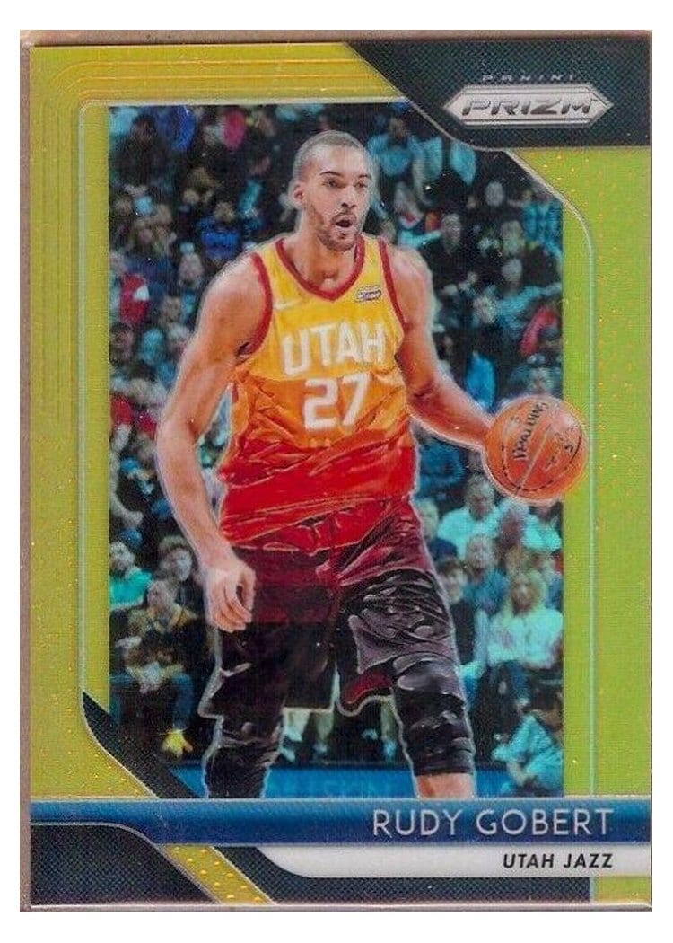 2018-19 Panini Prizm Base Set Rudy Gobert #193 card