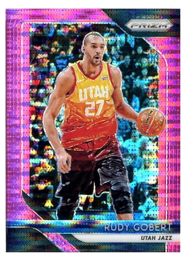 2018-19 Panini Prizm Base Set Rudy Gobert #193 card