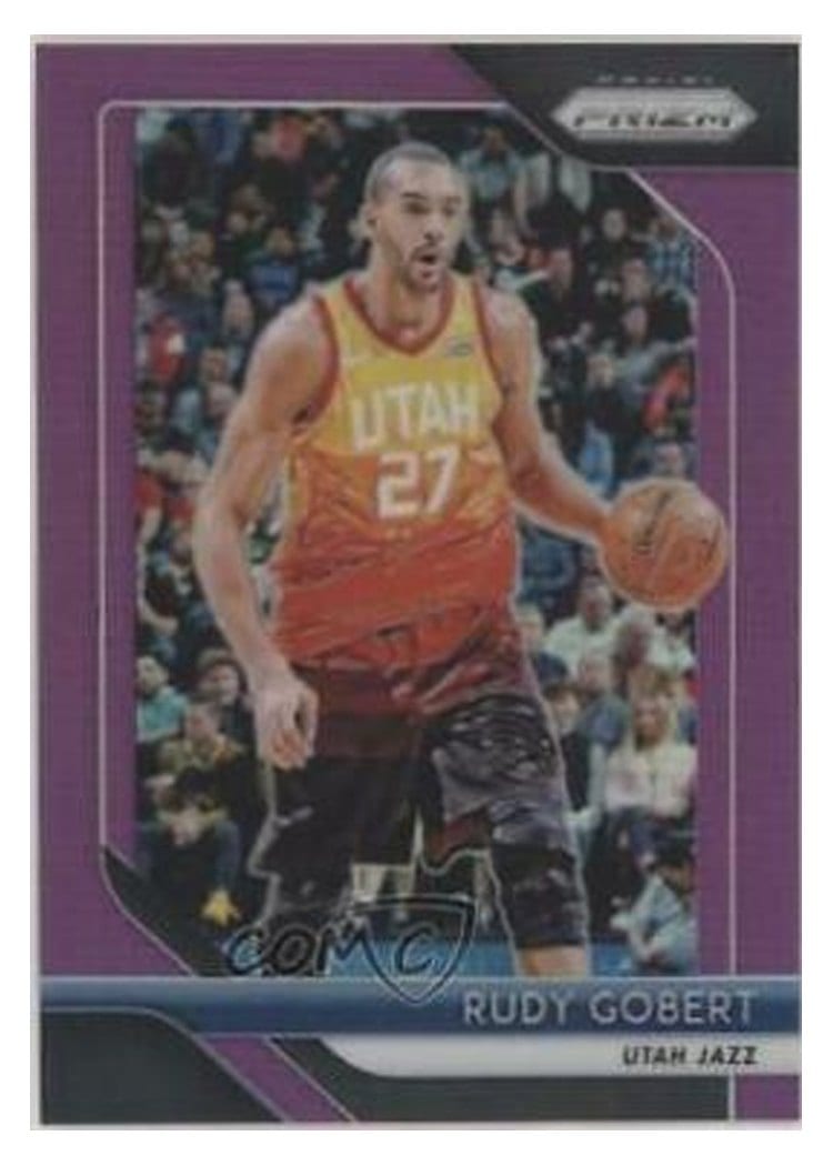 2018-19 Panini Prizm Base Set Rudy Gobert #193 card