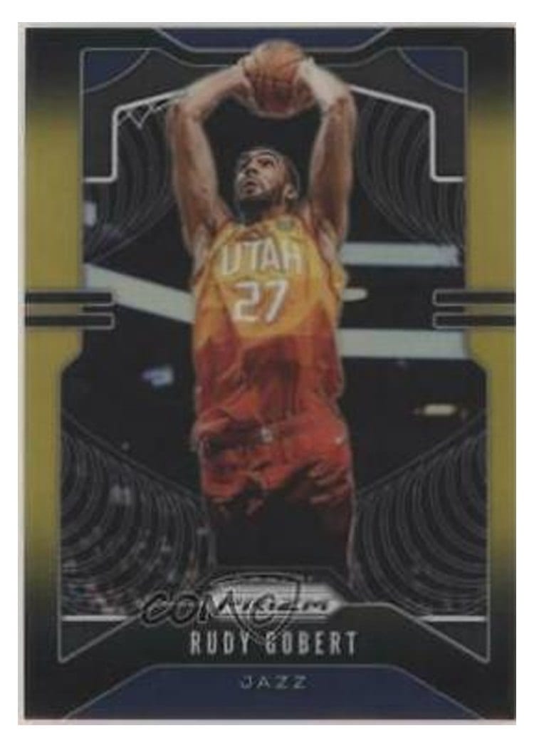 2019-20 Panini Prizm Base Set Rudy Gobert #168 card