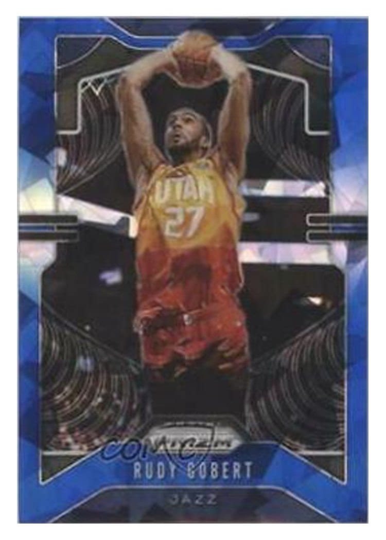 2019-20 Panini Prizm Base Set Rudy Gobert #168 card
