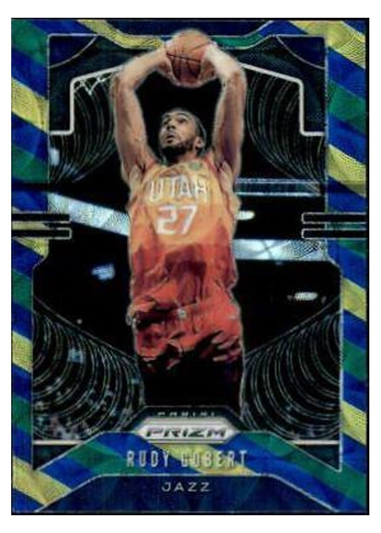 2019-20 Panini Prizm Base Set Rudy Gobert #168 card
