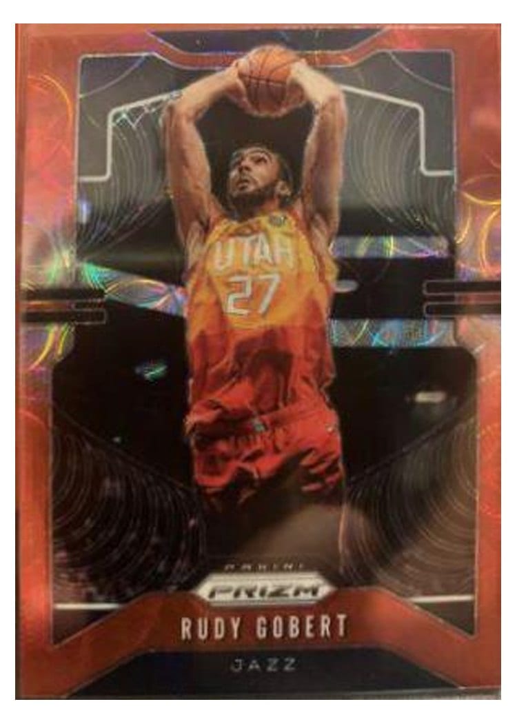 2019-20 Panini Prizm Base Set Rudy Gobert #168 card