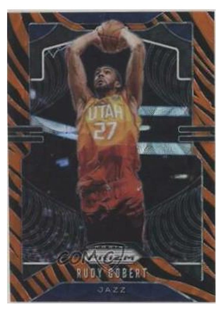 2019-20 Panini Prizm Base Set Rudy Gobert #168 card