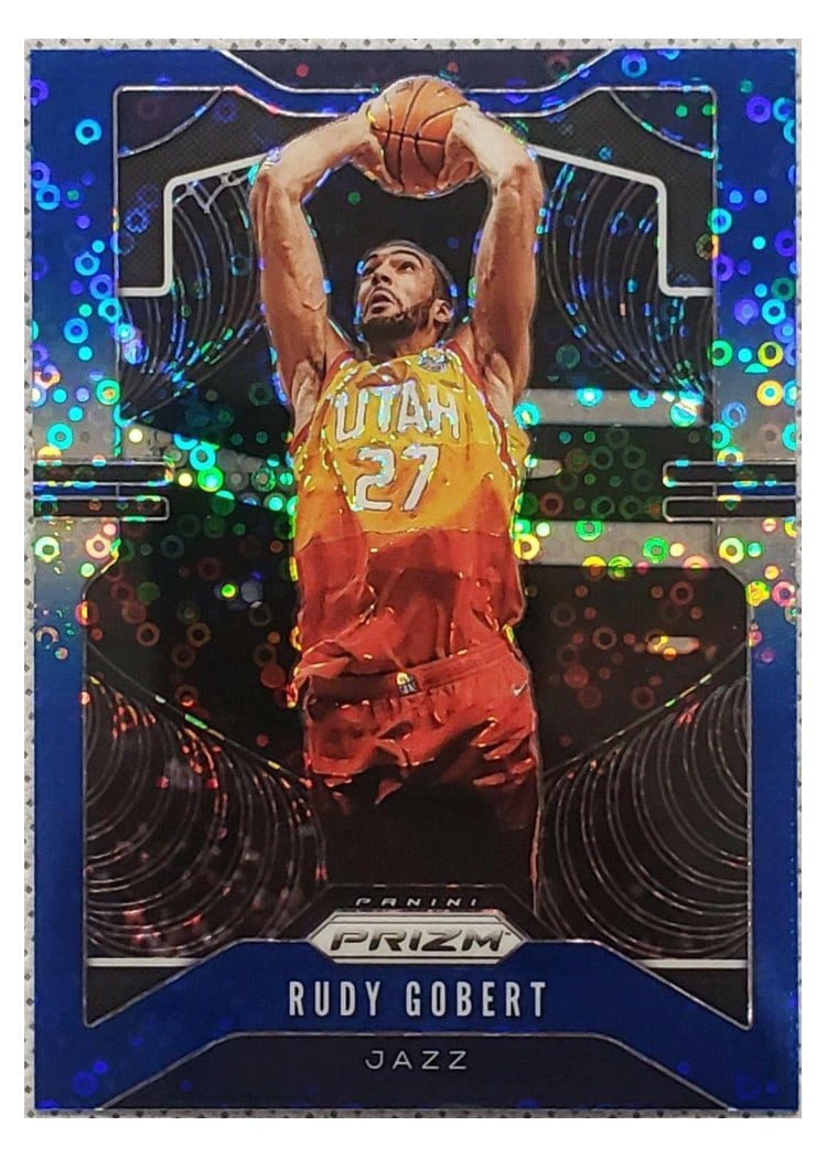 2019-20 Panini Prizm Base Set Rudy Gobert #168 card