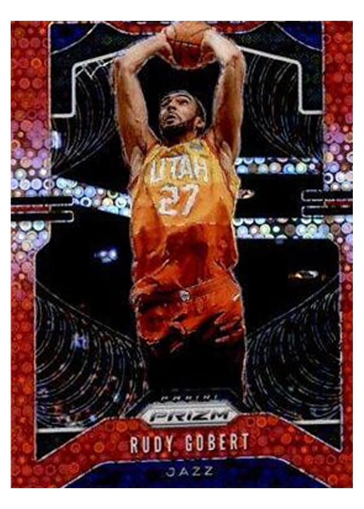 2019-20 Panini Prizm Base Set Rudy Gobert #168 card