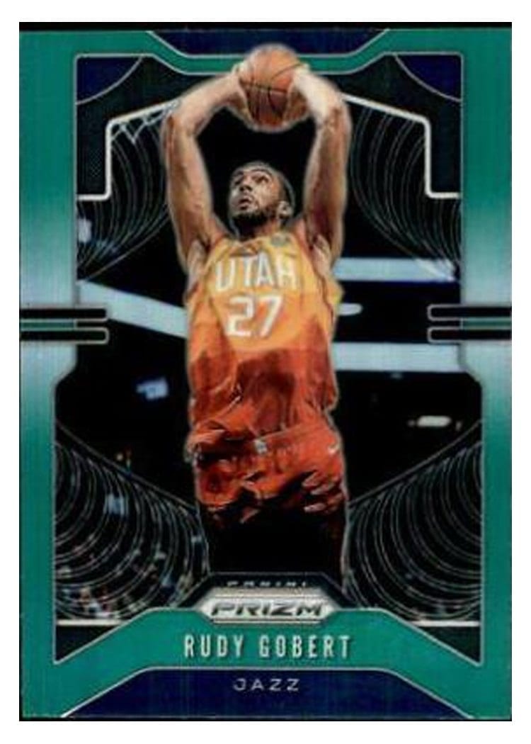 2019-20 Panini Prizm Base Set Rudy Gobert #168 card