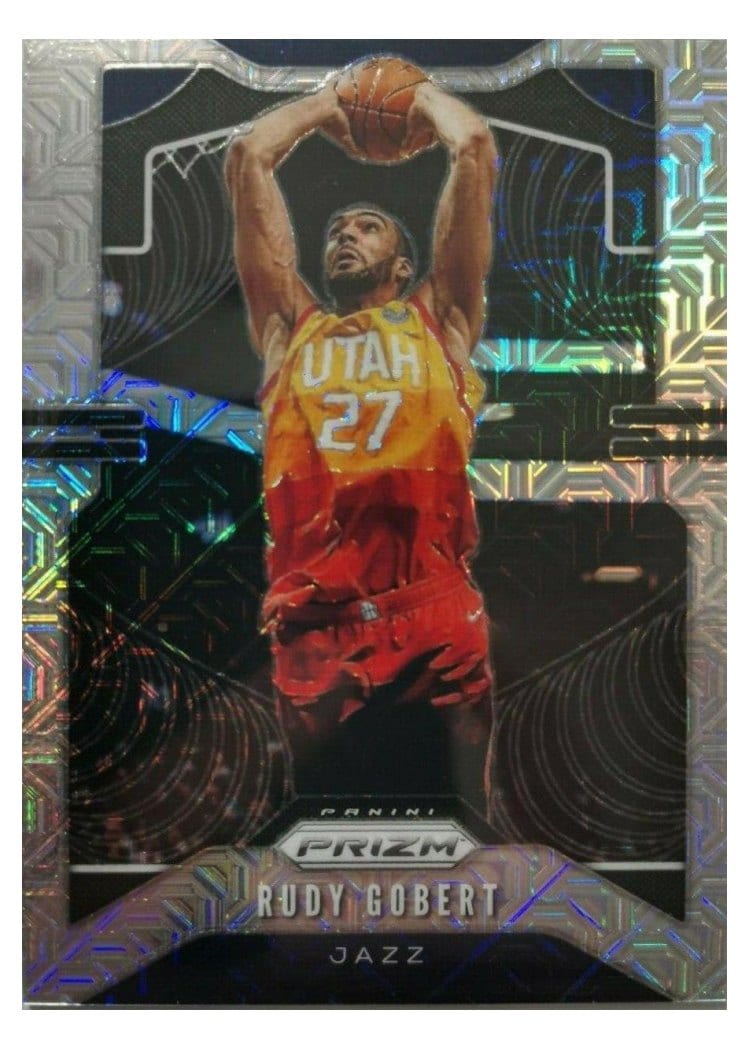 2019-20 Panini Prizm Base Set Rudy Gobert #168 card