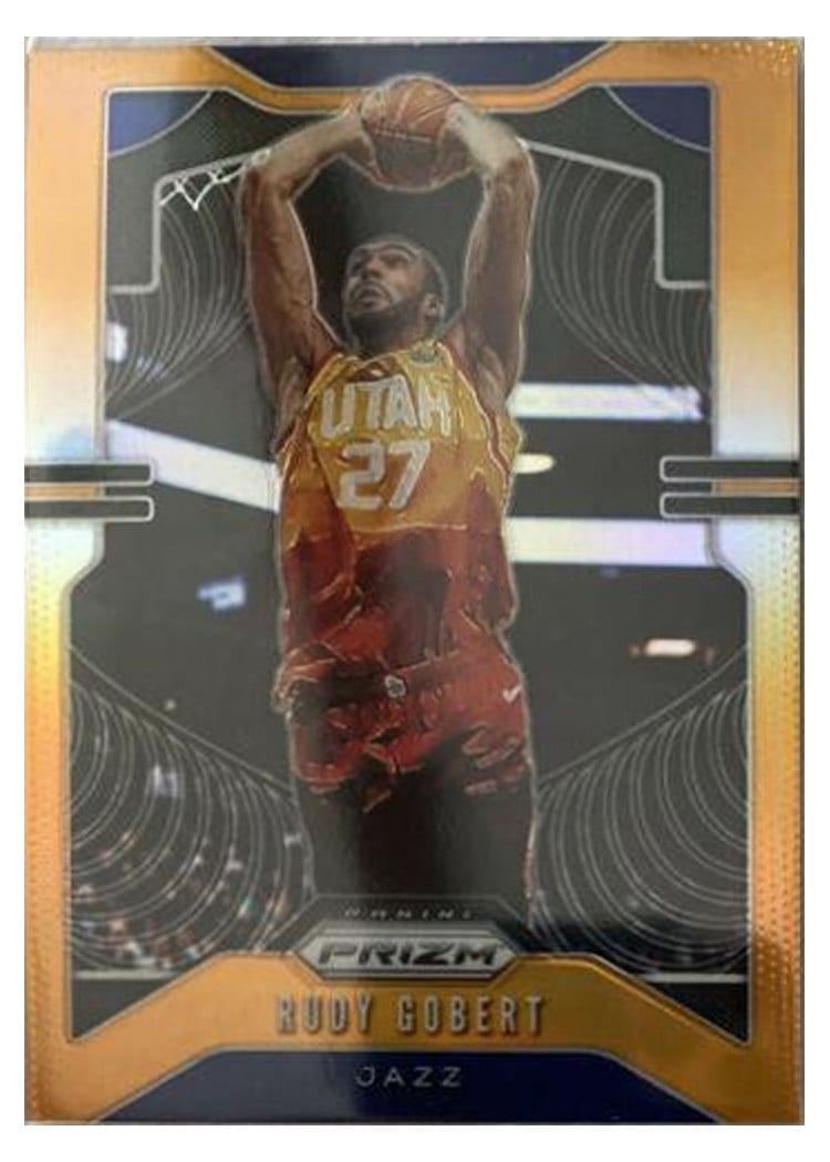2019-20 Panini Prizm Base Set Rudy Gobert #168 card