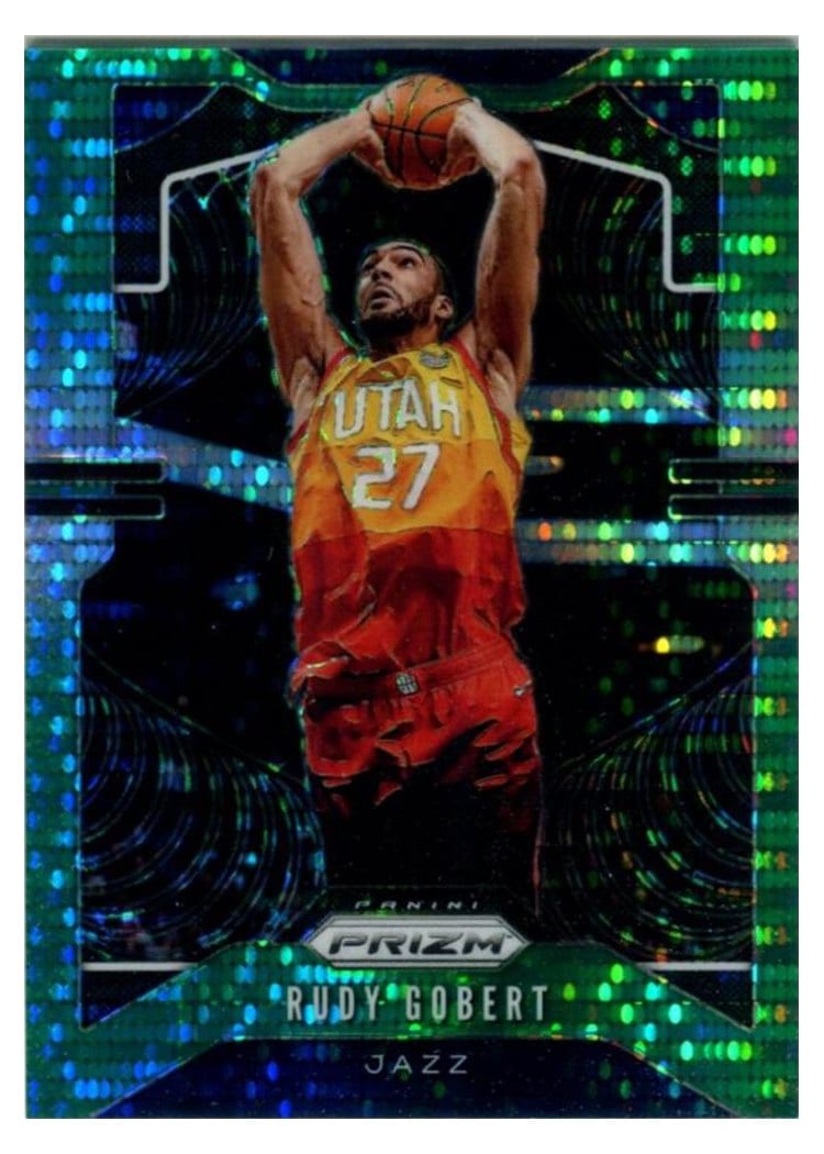 2019-20 Panini Prizm Base Set Rudy Gobert #168 card