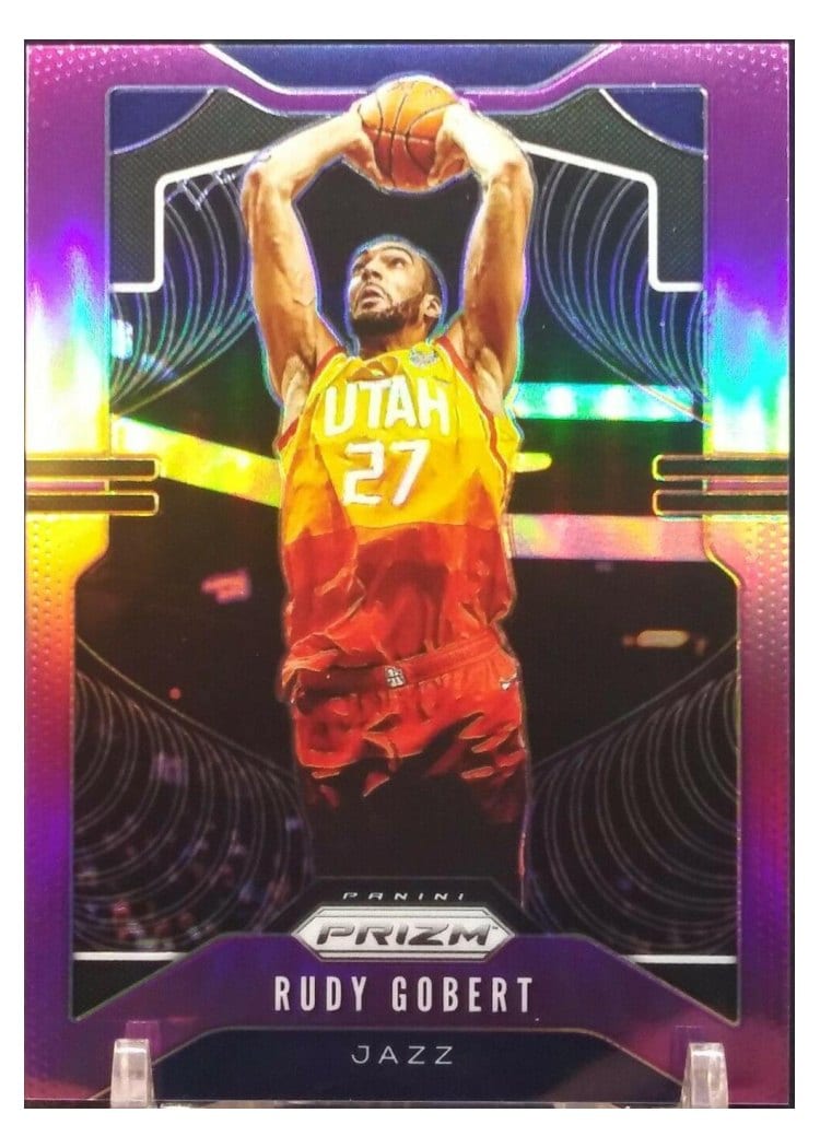 2019-20 Panini Prizm Base Set Rudy Gobert #168 card