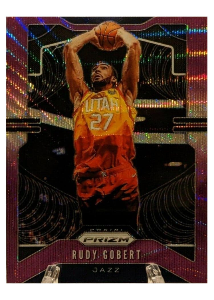 2019-20 Panini Prizm Base Set Rudy Gobert #168 card