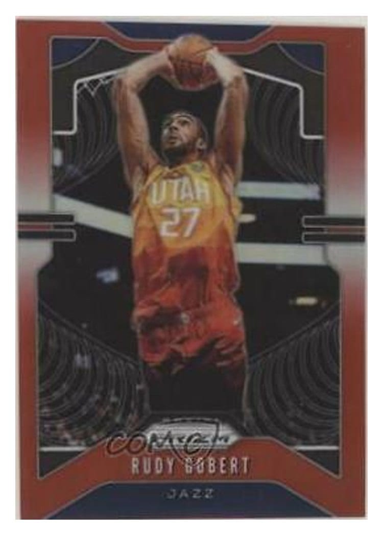 2019-20 Panini Prizm Base Set Rudy Gobert #168 card
