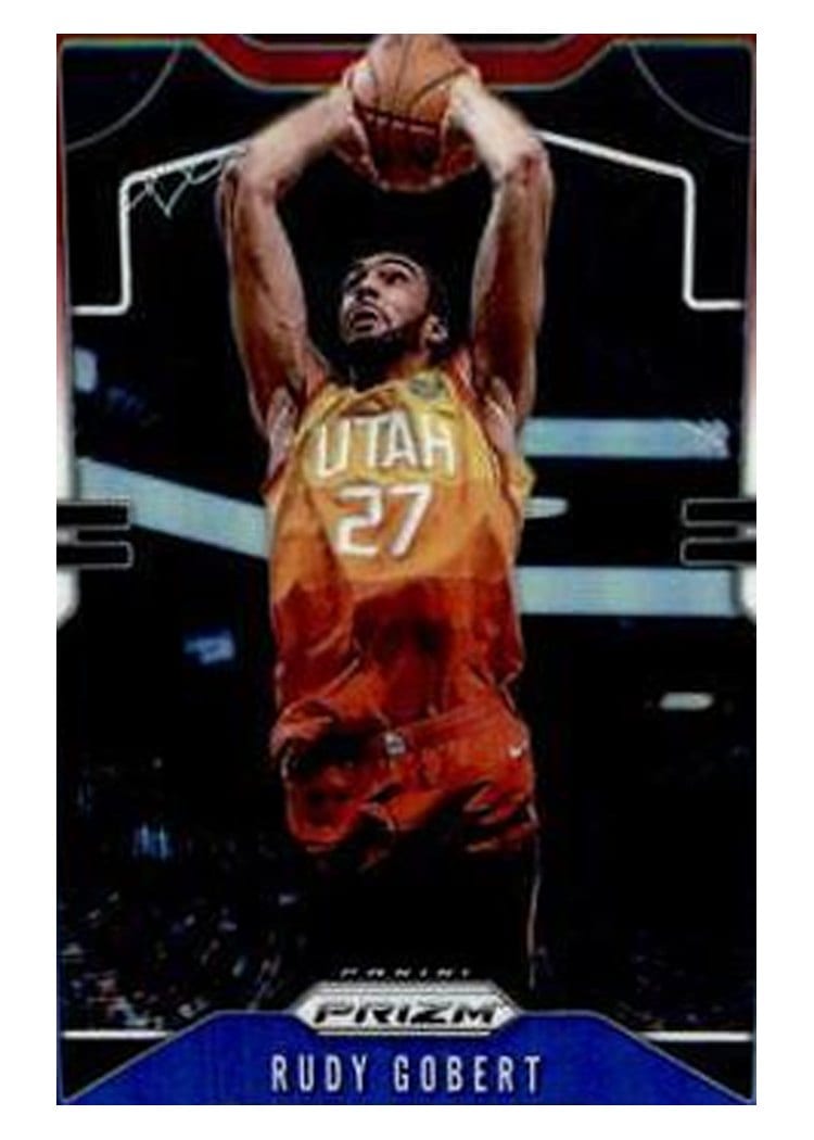 2019-20 Panini Prizm Base Set Rudy Gobert #168 card