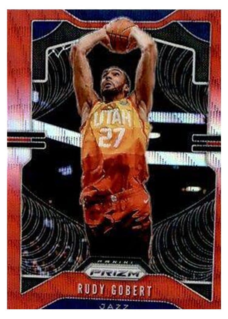 2019-20 Panini Prizm Base Set Rudy Gobert #168 card