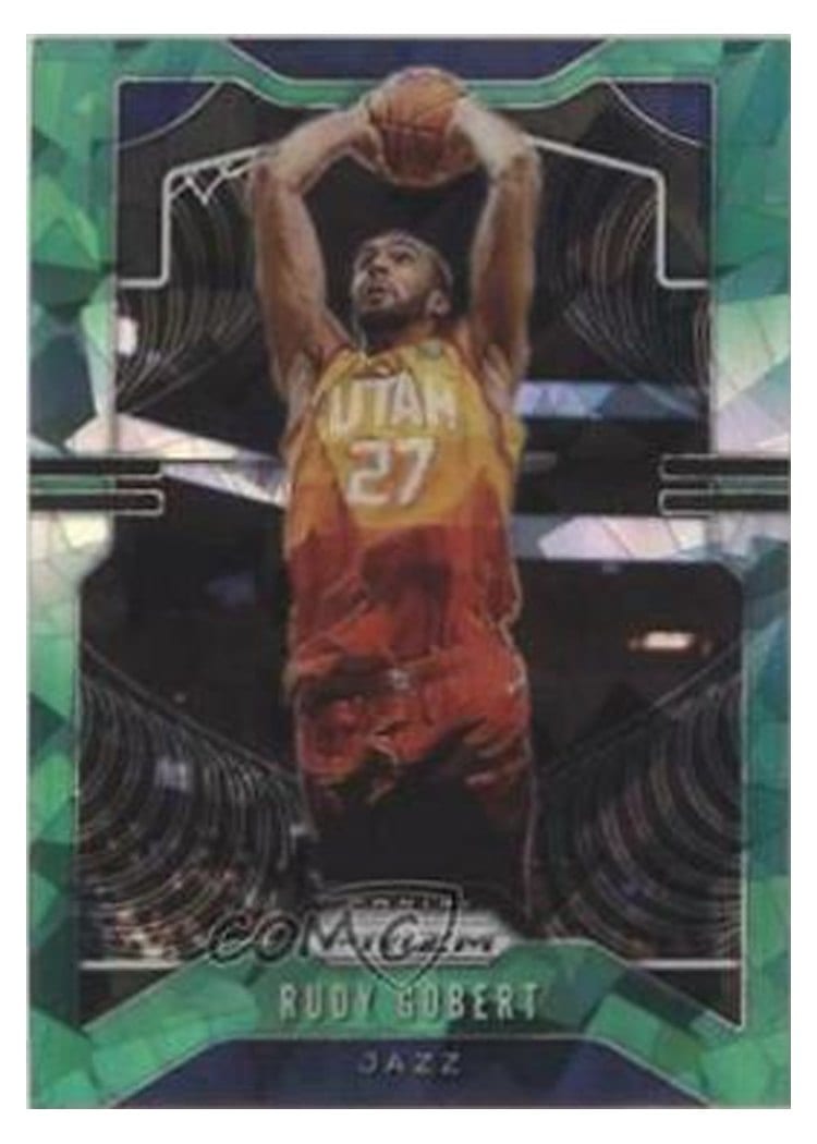 2019-20 Panini Prizm Base Set Rudy Gobert #168 card