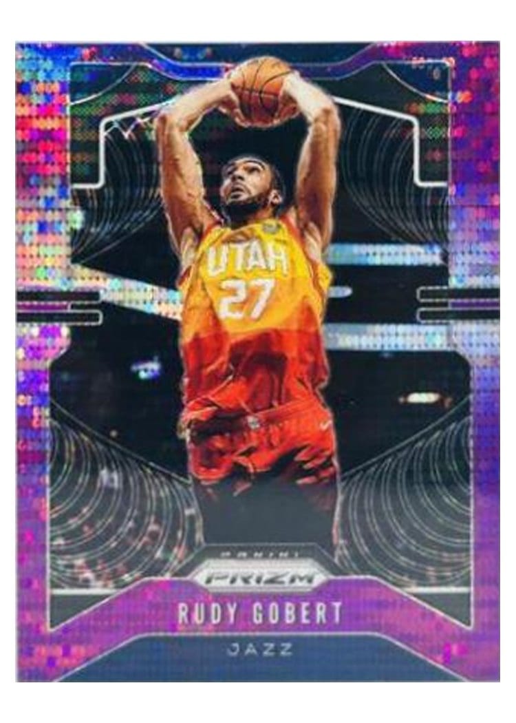 2019-20 Panini Prizm Base Set Rudy Gobert #168 card