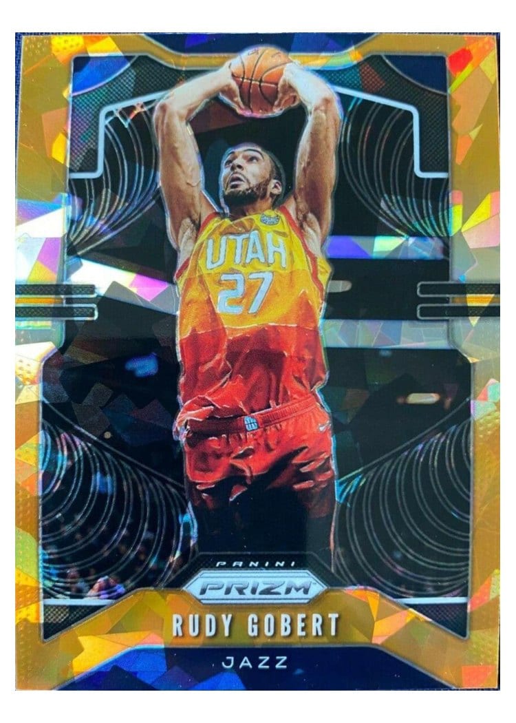 2019-20 Panini Prizm Base Set Rudy Gobert #168 card